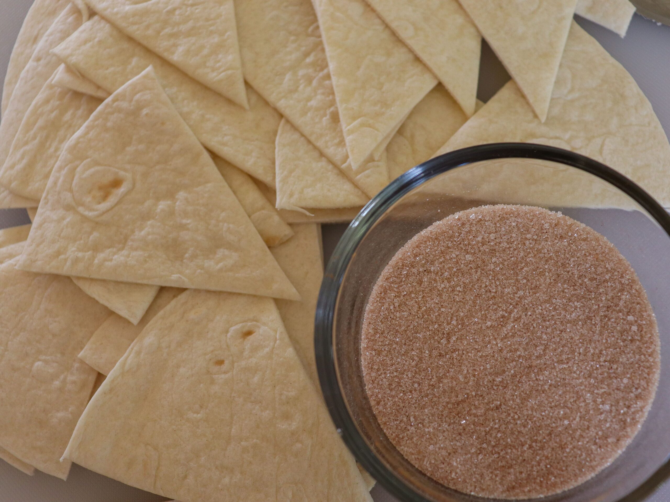 Tortilla Chips with Cinnamon